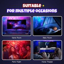 Astronaut Star Galaxy Projector - Space Starry Night Light Nebula Ceiling Projection Lamp with Timer and Remote, for Kids Adults for Bedroom, Gaming Room, Room Decor