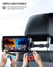 EONO Car Tablet Holder, Universal Stretchable Seat Headrest Mount with 360° Rotation, for 4.4-13 inch iPad Pro, Galaxy Tabs, HUAWEI MediaPad, Switch