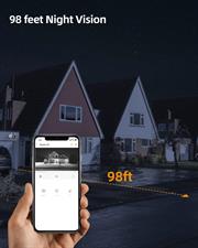 IMOU 2C 2K Outdoor Security Camera for Home Security, 2.4G WiFi Camera 4MP Surveillance Camera with Night Vision, Human Detection, IP67 Weatherproof, Local & Cloud Storage, Wired