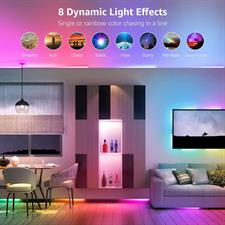 Lepro LED Strip Lights, 32.8ft Music Sync Magic Color Light Strip with Remote, Dreamcolor  Color Changing Lights, 5050 RGB Lights for Bedroom, Home, Gaming Room, Party, TV, Wall Decor