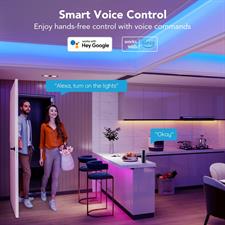 Govee Smart LED Strip Lights, 50ft WiFi LED Lights with App Control, LED Lights for Bedroom, Living Room, Home, Party, 64 Scenes and Music Sync, Work with Alexa and Google Assistant, 2 Rolls of 25ft