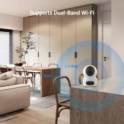 EZVIZ H7C Dual-Lens Pan & Tilt Wi-Fi Camera|Dual 2k Lenses Resolution|Two Way Calling|360 Panoramic View|Color Night Vision|Privacy Mode|MicroSD Card Support Upto 512GB|White