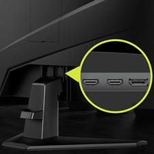 MSI G256F 25-inch 1920 x 1080 (FHD) Computer Monitor, 180Hz, Adaptive-Synch, HDMI, DisplayPort, VESA Mountable, Tilt, Height Adjustable, Speaker, 1ms, Black (New)