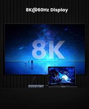 ORICO Thunderbolt 3 Dock 9-in-1 Dual M.2 NVMe/NGFF Enclosure, ORICO USB C Docking Station 40Gbps, 8K@60Hz Display or 4K@60Hz Dual Display, 60W Charging Power for Laptop, 15W for Smartphone