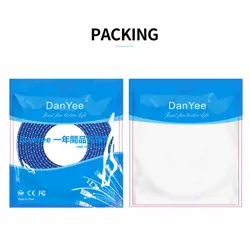 DanYee Cat 8 Ethernet Cable, Nylon Braided 50ft CAT8 High Speed Professional Gold Plated Plug STP Wires CAT 8 RJ45 Ethernet Cable 0.5M, 1M, 5M, 7M, 8M, 15M, 20M (Multi Color)