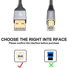 Pipika USB Printer Cable USB A to USB B Printer Cable
