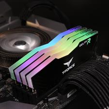 TEAMGROUP T-Force Delta RGB DDR4 16GB (2x8GB) 3600MHz (PC4-28800) CL18 Desktop Gaming Memory Module Ram
