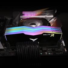 TEAMGROUP T-Force Delta RGB DDR4 16GB (2x8GB) 3600MHz (PC4-28800) CL18 Desktop Gaming Memory Module Ram