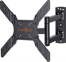 Perlegear PGMFK6 TV Wall Mount for 26-60 Inch LED LCD OLED Screens, Tilting and Swivelling TV Wall Mount with Max VESA 400 x 400 mm Capacity 45 kg