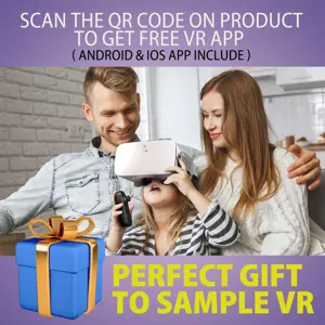 DESTEK V5 VR Headset for Phone with Controller, Anti-Blue Eyes Protected HD Lenses, 110° FOV Virtual Reality Headsets VR Goggles for iPhone 17/16/15/14/13/12/11, Samsung, Android - White
