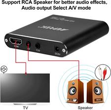 AGPTEK Mini Full HD 1080P Digital Media Player with Remote Control for MP3, WMA, OGG, AAC, FLAC, APE, AC3, DTS, ATRA Supports HDMI CVBS & YPbPr Video Output