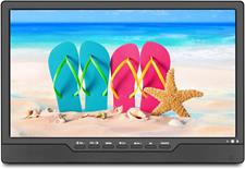 KCR 13.3 inch Small TV,Portable TV with Antenna,ATSC Digital TV,Support Camping/car/Travel/Viewing,Built in Rechargeable Battery,USB,AV Video,HDMI Input Port