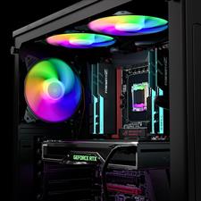 upHere 120mm Silent RGB Case Fan Adjustable Colorful Computer Cooling Fans,5-Pack