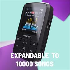 MP3 Player with Bluetooth | Portable Music Player with Headphones | Colour Screen, Easy Controls, Lock Button, Sports Clip | Oakcastle 8GB Bluetooth