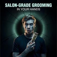 VGR VL-665 Limited Edition Professional Hair Clipper for Salon & Home Use | LED Display, 2000mAh Battery, 6 Guide Combs with Type-C USB Charging & 180 Min Runtime - Black/Green