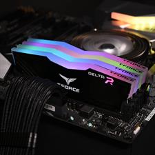 TEAMGROUP T-Force Delta RGB DDR4 16GB (2x8GB) 3600MHz (PC4-28800) CL18 Desktop Gaming Memory Module Ram