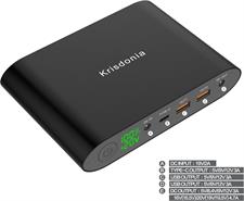Krisdonia Portable Laptop Charger (TSA-Approved) 92.5Wh/25000mAh Travel Laptop Power Bank External Battery Pack for Laptop, Tablet, Smartphone and More Devices 