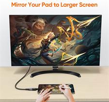 CableCreation USB C to HDMI Mini Adapter, Portable Type C to HDMI Female 4K Aluminum Converter, Thunderbolt 3 Compatible for MacBook Pro 2019/2018,Galaxy 22 Ultra,S9/8,Surface Book 2, XPS 13, Black