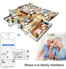 DIY WiFi Smart Light Switch MS-101 Breaker Timer Wireless Remote Control