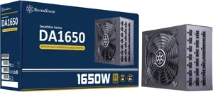 SilverStone Technology DA1650 1650W Fully Modular ATX Power Supply, 80 Plus Gold, SST-DA1650-G