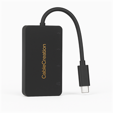 Cable Creation USB 3.1 Type-C to USB 3.0X3 with Gigabit Ethernet Adapter - (Black)