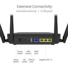 Asus RT-AX53U AX1800 Dual Band WiFi 6 (802.11ax) Router | Ver 1.0 - 90IG06P0-MFA510