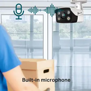 TP-Link VIGI C330 2.8mm Lens Smart Outdoor Security Camera | 3MP HD Full Color Network Camera | Smart IR | Built-in Microphone | IP67 Waterproof | H.265+ | PoE/12V DC CCTV
