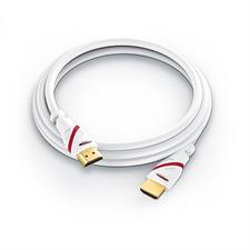 CSL - 8k / 4k HDMI Cable 2.1/2.0 2m - 8K @ 60Hz - 4K @ 120Hz - 48 Gbit/s - 3D - Ultra High Speed with Ethernet - TV Blu-ray PS5 Xbox Series X Switch - white - 3 metres