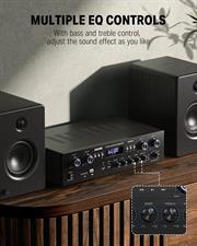 Donner Bluetooth 5.0 Stereo Audio Amplifier Receiver 440W