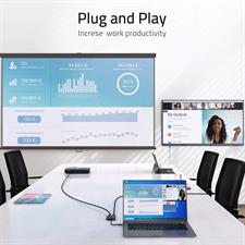 Syntech USB C to Dual HDMI Adapter, Type C Thunderbolt 3 to Dual Monitor Adapter