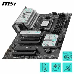 MSI B840 Gaming Plus WiFi Motherboard, ATX - Supports AMD Ryzen 9000/8000 / 7000 Processors, AM5 - DDR5 Memory Boost 8000+ MT/s (OC), PCIe 4.0 x16, M.2 Gen4, Wi-Fi 7, 2.5G LAN