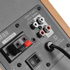 Edifier R1280Ts Powered Bookshelf Speakers - 2.0 Stereo Active Near Field Monitors - Studio Monitor Speaker - 42 Watts RMS with Subwoofer Line Out - Wooden Enclosure