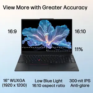 Lenovo ThinkPad E16 Gen 3 16" FHD+ Business Laptop Computer, Intel 16-Core Ultra 7 255H (Beat i9-13900H), Arc 140T, 16GB DDR5 RAM, 1TB PCIe SSD, WiFi 6E, Bluetooth 5.3, Webcam, Windows 11 Pro