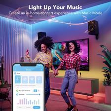 Govee Smart LED Strip Lights, 50ft WiFi LED Lights with App Control, LED Lights for Bedroom, Living Room, Home, Party, 64 Scenes and Music Sync, Work with Alexa and Google Assistant, 2 Rolls of 25ft