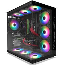 EZDIY-FAB 120mm Computer Case Fan,Motherboard Aura Sync Fan,High Airflow,Speed Adjustable, ARGB Fan with Fan Hub and Remote-5 Pack