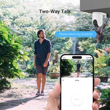 EZVIZ H8c 2K POE IP Outdoor Security Camera, 360° PTZ Home Security, AI-Powered Human Detection, Auto-Tracking, Color Night Vision, Two-Way Talk, Waterproof