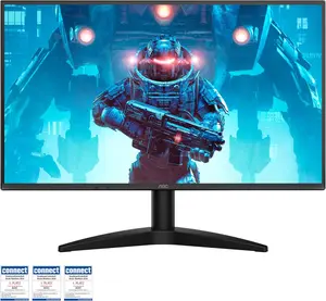 AOC 27B36X, 27 Inch FHD Gaming Monitor, 144 Hz, IPS, 0.5 ms MPRT, Adaptive Sync, HDR10 (1920 x 1080, HDMI 1.4, DisplayPort 1.4), Black