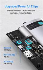 Baseus 6-in-1 USB C Hub, Type C Hub to 4K/30Hz HDMI Adapter with 100W