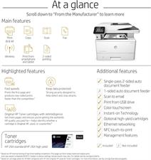HP LaserJet Pro M426fdw All-in-One Wireless Monochrome Laser Printer with Double-Sided Printing (Used)
