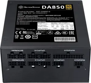 SilverStone DA850 Gold, 80 PLUS Gold 850W fully modular ATX power supply, SST-DA850-G 