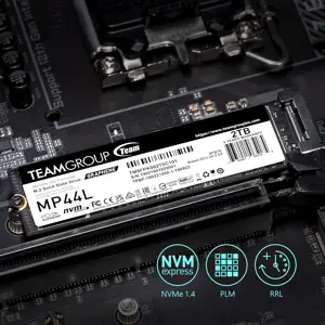 TEAMGROUP MP44L 1TB SLC Cache NVMe 1.4 PCIe Gen 4x4 M.2 2280 Laptop&Desktop SSD (R/W Speed up to 5000/4500MB/s) 