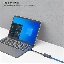 BENFEI USB to Ethernet Adapter, USB 3.0 to 10/100/1000 Gigabit Ethernet LAN Network Adapter Compatible for MacBook, Surface Pro, Notebook PC with Windows7/8/10, XP, Vista, Mac
