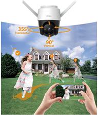 IMOU Cruiser SE 2MP Outdoor Security Camera Color Night Vision with Floodlight and Microphone, 1080P (2MP) FHD Pan/Tilt 2.4G Wi-Fi Camera