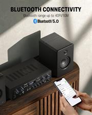 Donner Bluetooth 5.0 Stereo Audio Amplifier Receiver 440W