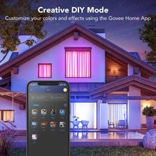 Govee Smart LED Strip Lights, 50ft WiFi LED Lights with App Control, LED Lights for Bedroom, Living Room, Home, Party, 64 Scenes and Music Sync, Work with Alexa and Google Assistant, 2 Rolls of 25ft