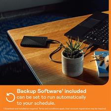 WD - My Passport 2TB External USB 3.0 Portable Hard Drive - Black