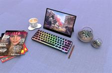 STK61 60% Bluetooth 5.0/USB Wired Dual Mode Mechanical Keyboard, Pudding PBT Keycaps, 61 Keys Compact Gaming Keyboard, Long Rechargeable Battery Life, USB Type C Cable Included, Blue Switch, Black