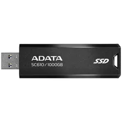 ADATA SSD External 1TB SC610 Read Speed 550MB/s USB 3.2 Gen 2 USB-A