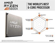 AMD Ryzen 5 5600X 6-Core, 12-Thread Unlocked Desktop Processor - Tray (Used)