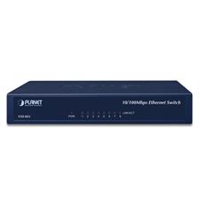 Planet 8-P 10/100Mbps Fast Ethernet Switch, Metal, FSD-803 Switch, Metal (New)